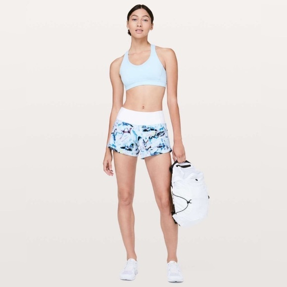 Lululemon Run Times Low Rise Short II 4" / Exposure Crystallize Multi White 10 - Picture 3 of 10